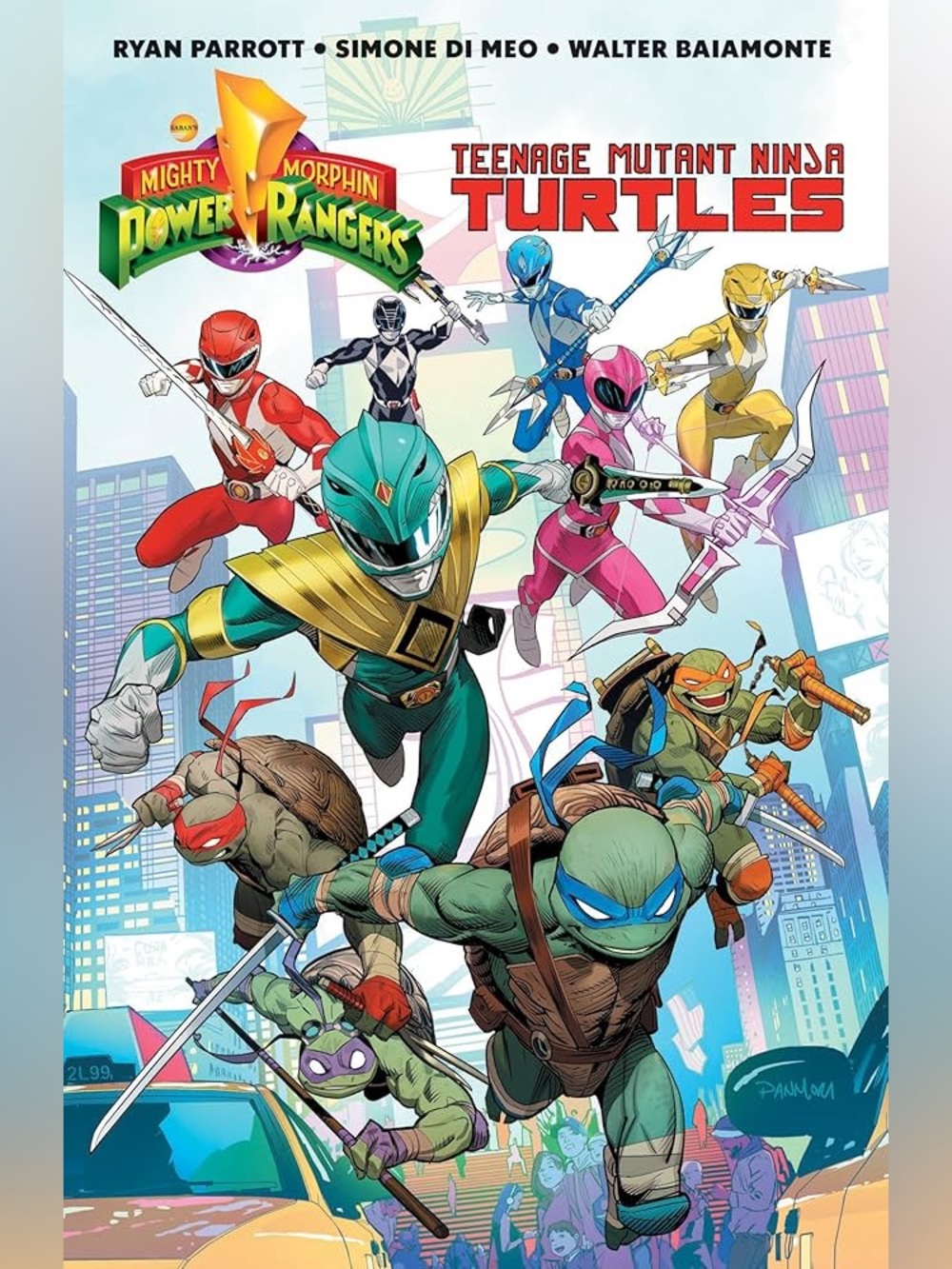 Mighty Morphin Power Rangers / Teenage Mutant Ninja Turtles TPB Comic (2020)